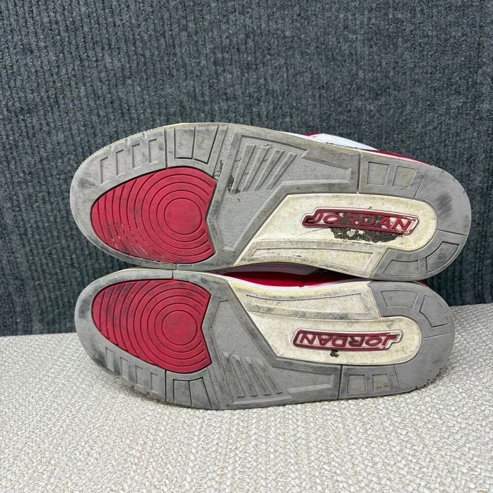 Nike Air Jordan 3 Retro Cardinal Red White Shoes Mens 9 CT8532-126